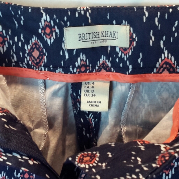 British Khaki Bundle  Navy, Pink Shorts  Size 4- n - Picture 7 of 11